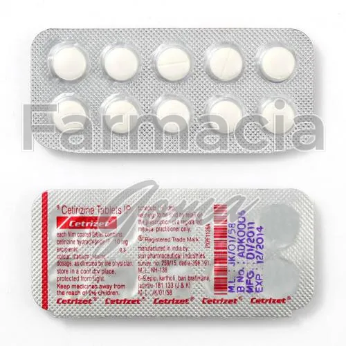 cetirizina sin receta en España